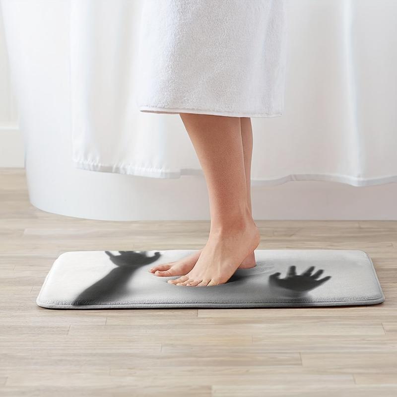 Halloween Floor Mat Bath Mats Carpet Funny Bathroom Decor Plush Cozy Bathtub Mat