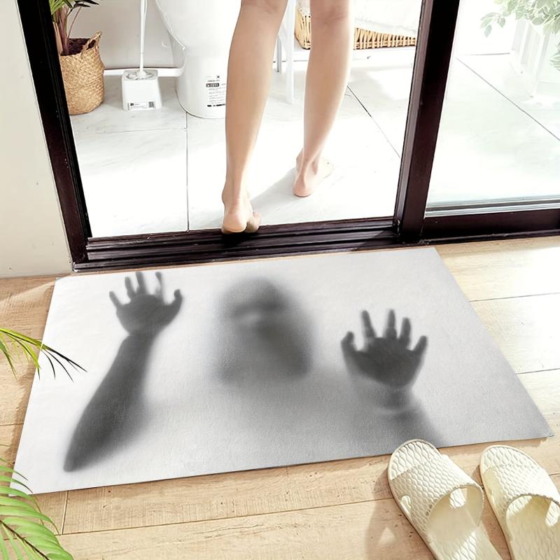Halloween Floor Mat Bath Mats Carpet Funny Bathroom Decor Plush Cozy Bathtub Mat