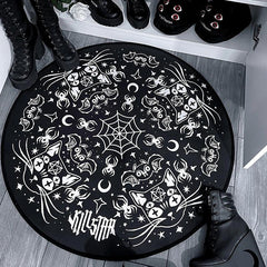 Modern Crystal Velvet Rug Soft Non Slip Living Room Floor Mat