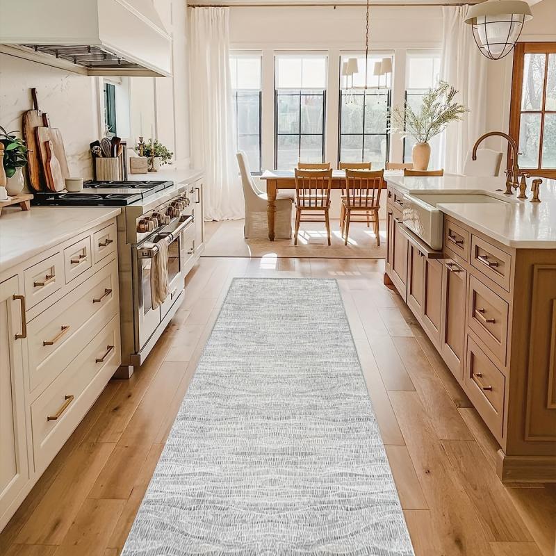 Textured Pattern Indoor Runner Rug for Home Decor