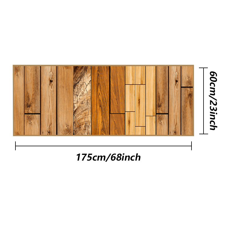 Crystal Velvet Log Look Decorate Bedroom Balcony Floor Mat