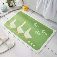 1pc Cashmere Print Bathroom Non slip Floor Mat Room Decor