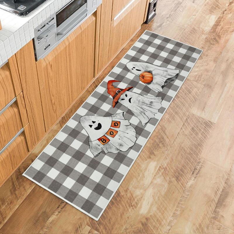 Absorbent Non Slip Kitchen Rug Set for Farmhouse Bathroom Hallway Sink Soft