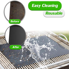Non stick BBQ Grill Mat Baking Mat Heat Resistance Easily Cleaned