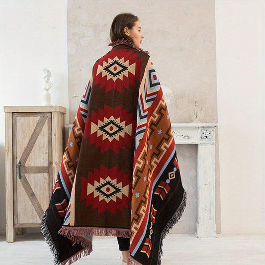 Nordic Kilim Thread Blanket Sofa Towel RV Outdoor Camping Blanket 51x70in