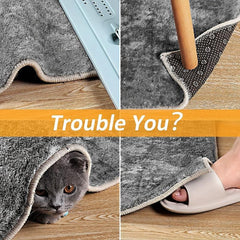 8pcs Rug Grippers Non Slip Rug Pads Washable Reusable Carpet Tape