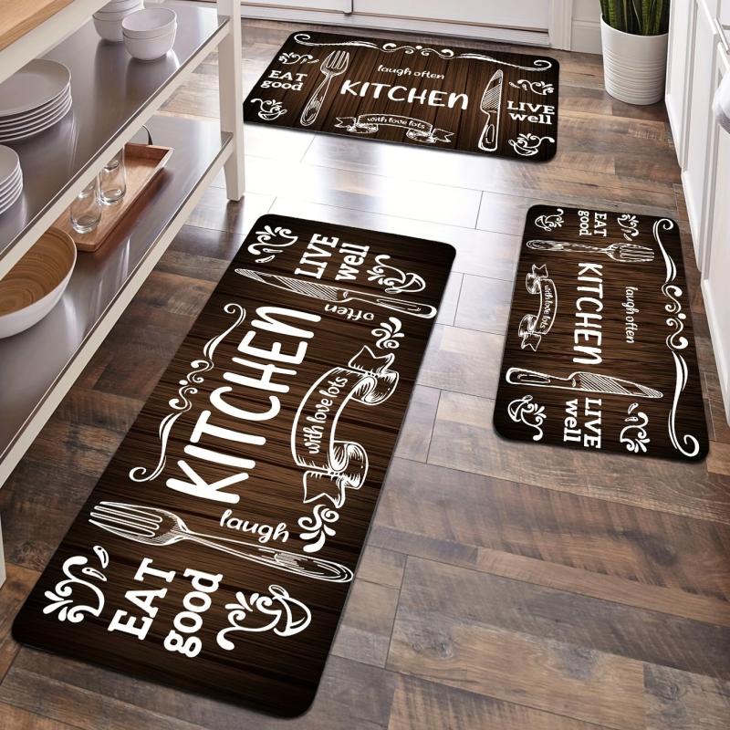 Anti Fatigue Kitchen Mat Slip Resistant Carpet Absorbent Bath Laundry Floor Runn
