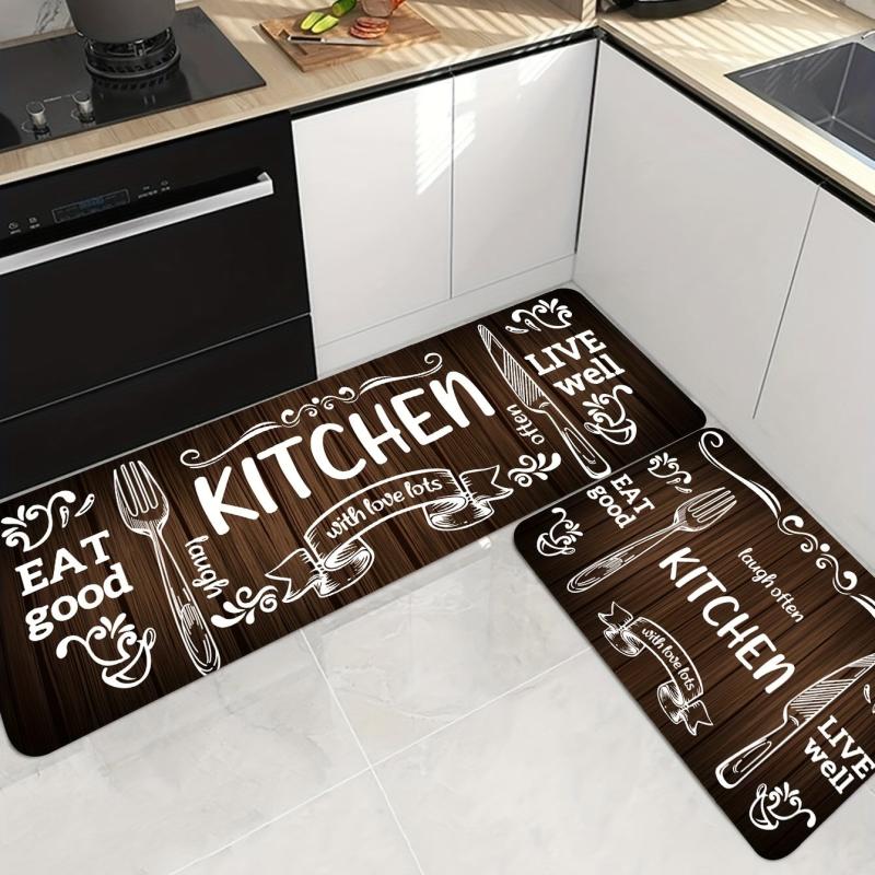 Anti Fatigue Kitchen Mat Slip Resistant Carpet Absorbent Bath Laundry Floor Runn