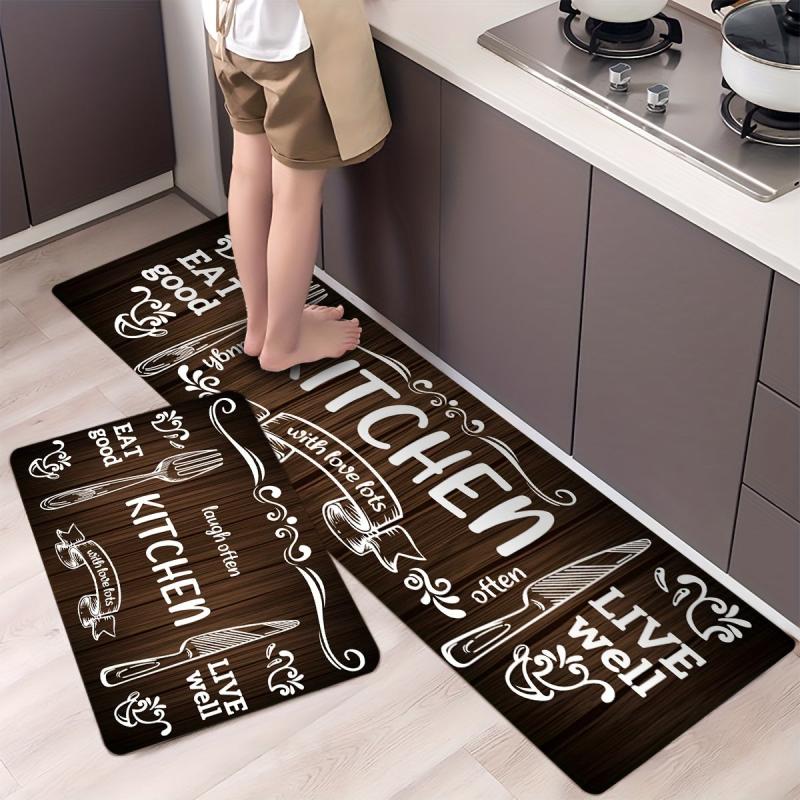 Anti Fatigue Kitchen Mat Slip Resistant Carpet Absorbent Bath Laundry Floor Runn