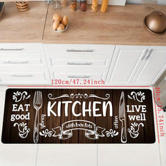 Anti Fatigue Kitchen Mat Slip Resistant Carpet Absorbent Bath Laundry Floor Runn