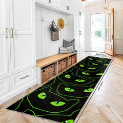 Non Slip Halloween Rug for Laundry Room Hallway Kitchen Extra Long Oriental