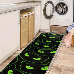 Non Slip Halloween Rug for Laundry Room Hallway Kitchen Extra Long Oriental