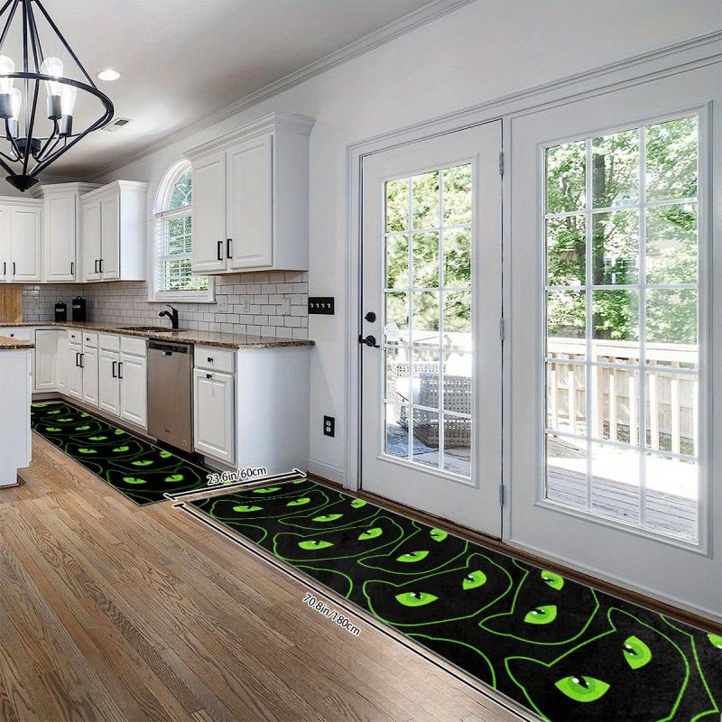 Non Slip Halloween Rug for Laundry Room Hallway Kitchen Extra Long Oriental