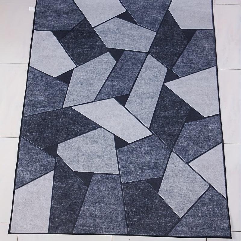 Large Soft Geometric Area Rug 4X5 25ft