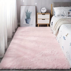 Pink Shaggy Rug Fluffy Throw Carpets Ultra Soft Plush Modern Indoor Fuzzy Rugs