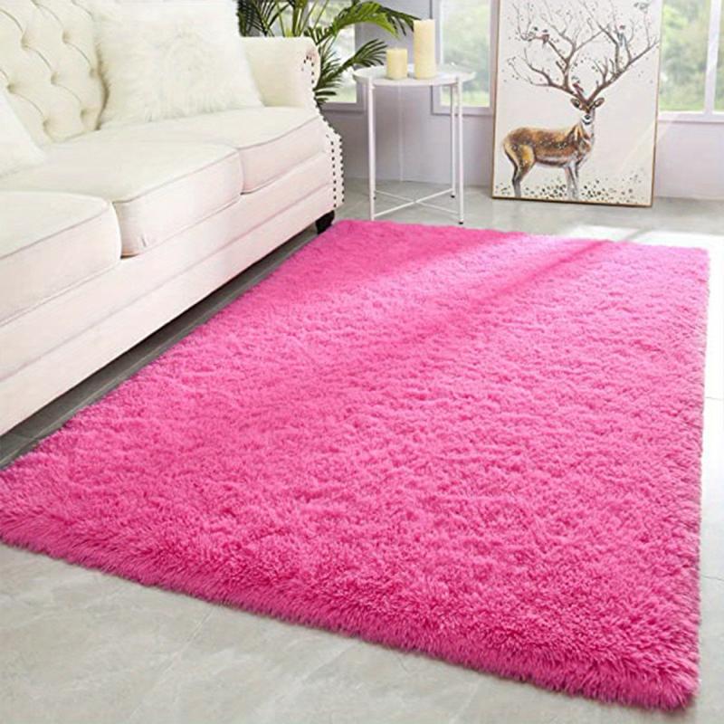 Shag Area Rug Plush Fuzzy Rugs Machine Washable Non Shedding