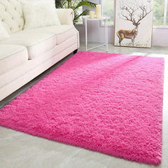Shag Area Rug Plush Fuzzy Rugs Machine Washable Non Shedding