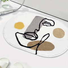 Ultra Soft Microfiber Bath Mat Absorbent Non Slip Machine Washable