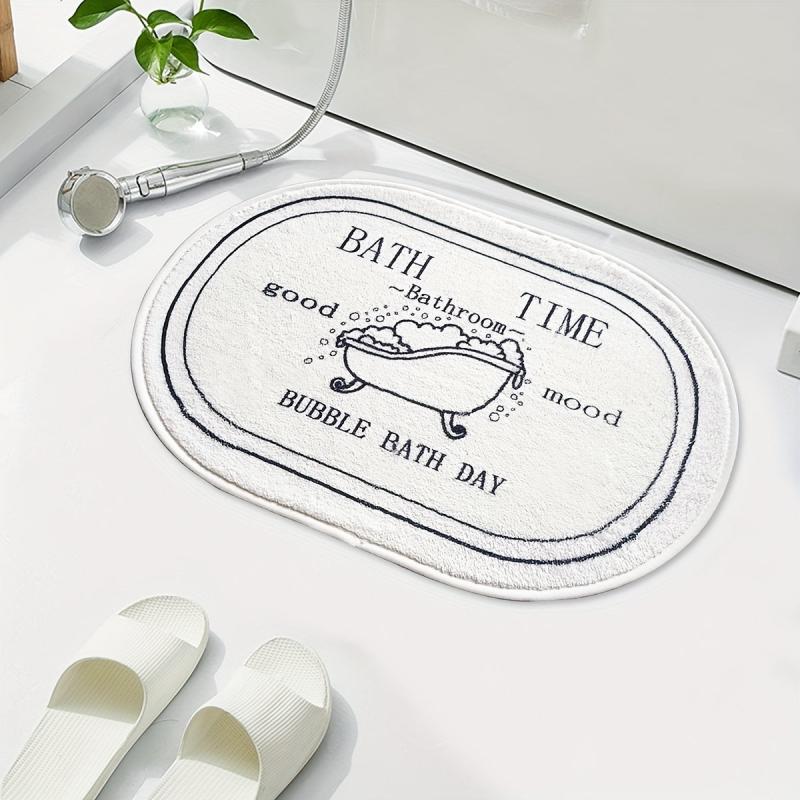 Ultra Soft Microfiber Bath Mat Absorbent Non Slip Machine Washable