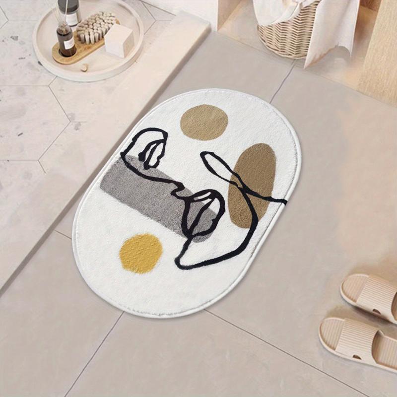 Ultra Soft Microfiber Bath Mat Absorbent Non Slip Machine Washable