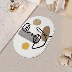 Ultra Soft Microfiber Bath Mat Absorbent Non Slip Machine Washable