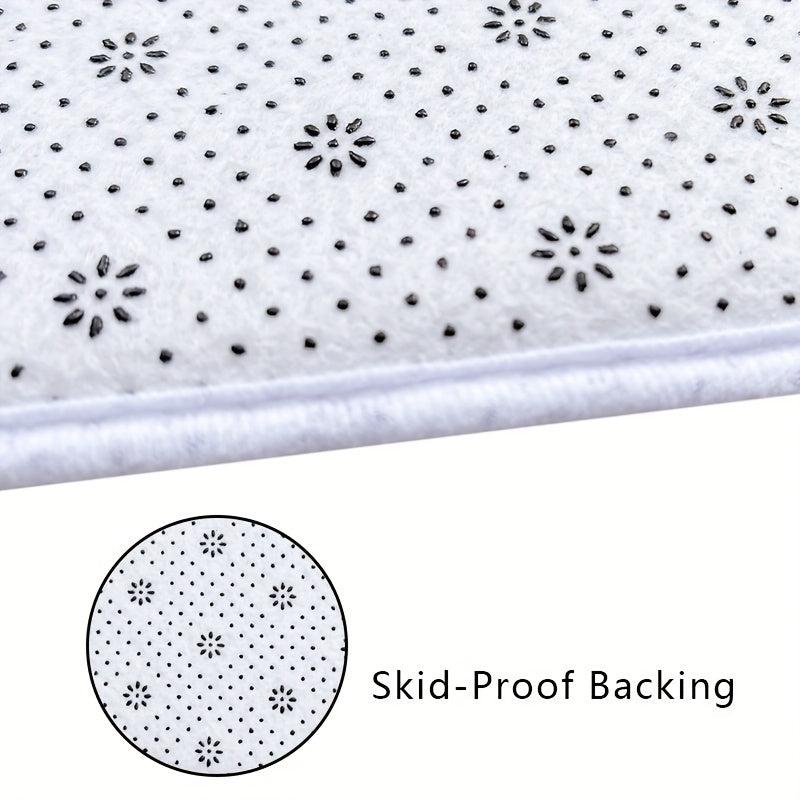 Waterproof Crystal Velvet Area Rug for Living Room Bedroom Nursery