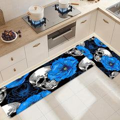 Anti Fatigue Kitchen Mat Non-Slip Polyester Carpet Absorbent Bath Mat