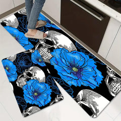 Anti Fatigue Kitchen Mat Non-Slip Polyester Carpet Absorbent Bath Mat