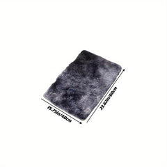Silk Wool Floor Mat Tie dyed Carpet Gray Bedroom Bedside Blanket