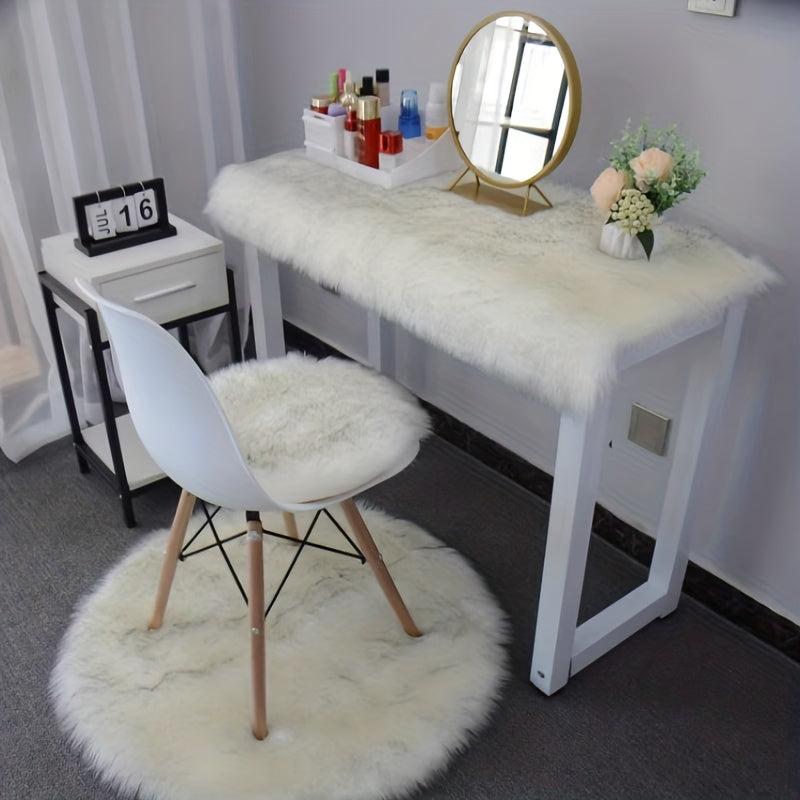 Soft Plush Fur Rugs Modern Faux Fur Rug Fluffy Rug For Bedroom