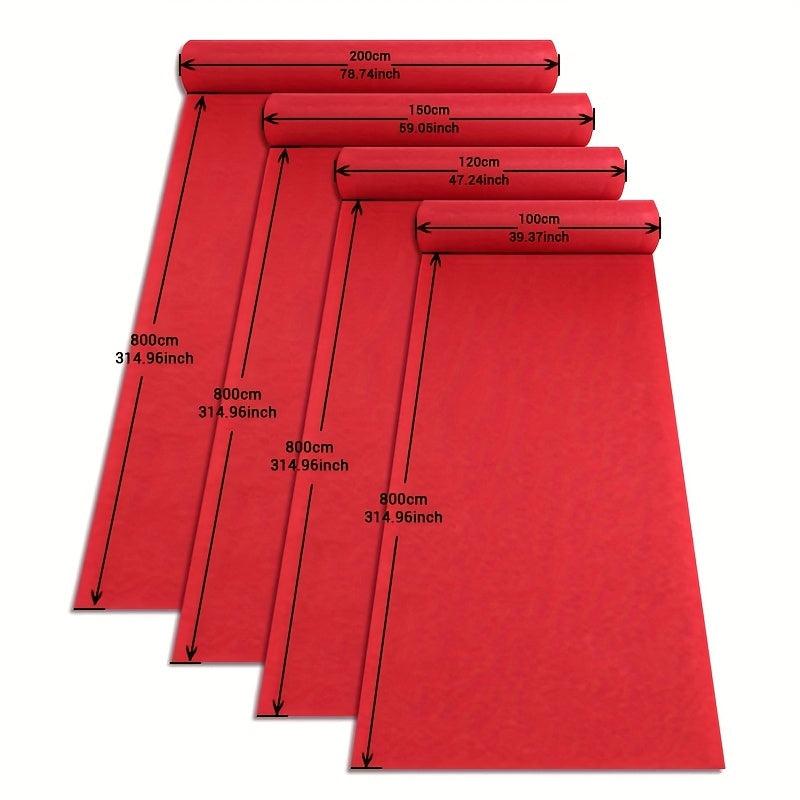 Non Woven Red Wedding Aisle Runner For Wedding Party