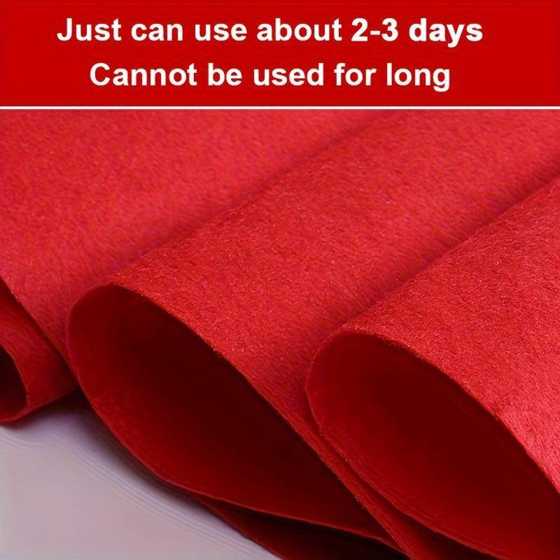 Non Woven Red Wedding Aisle Runner For Wedding Party
