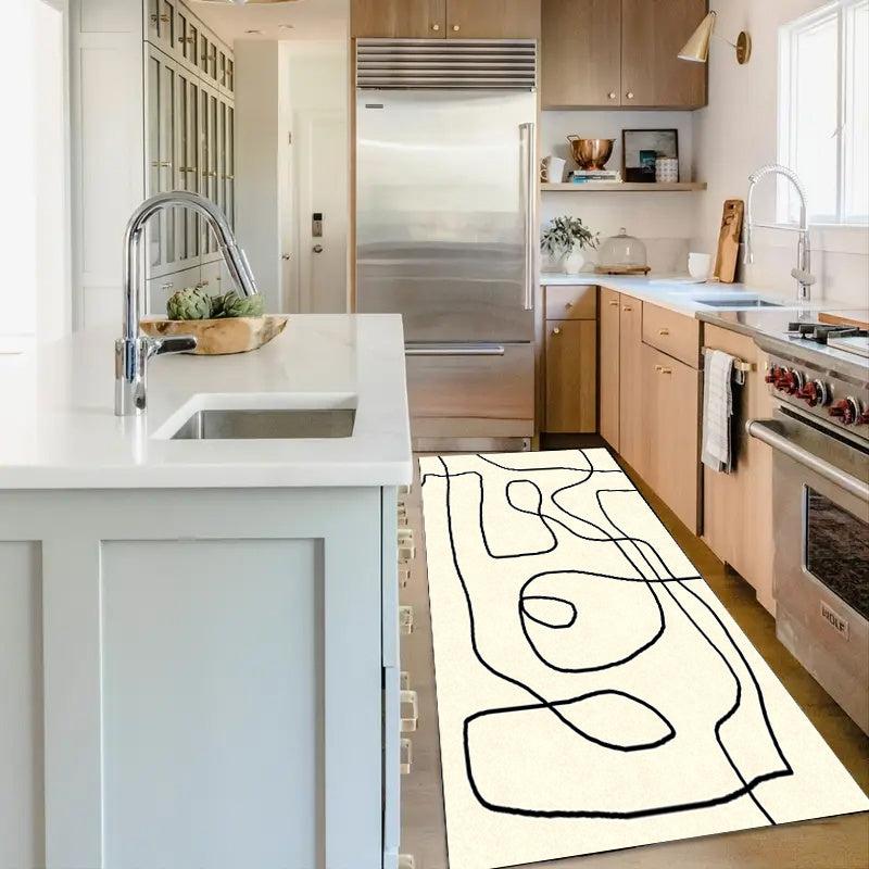 Soft Thickened Kitchen Mat Non-slip Floor Mat Waterproof Runner Rug