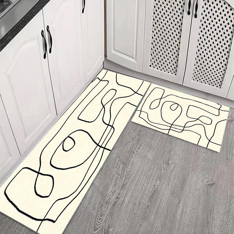 Soft Thickened Kitchen Mat Non-slip Floor Mat Waterproof Runner Rug