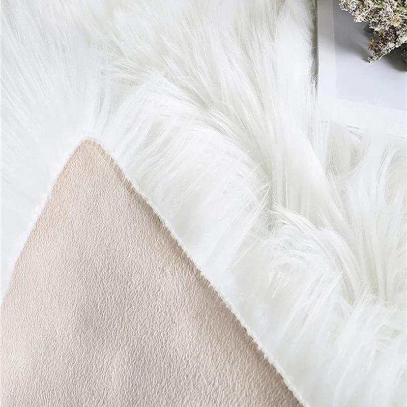 Soft Fluffy Faux Fur Shaggy Rug Area Rug Fuzzy Indoor Mat Floor Mat