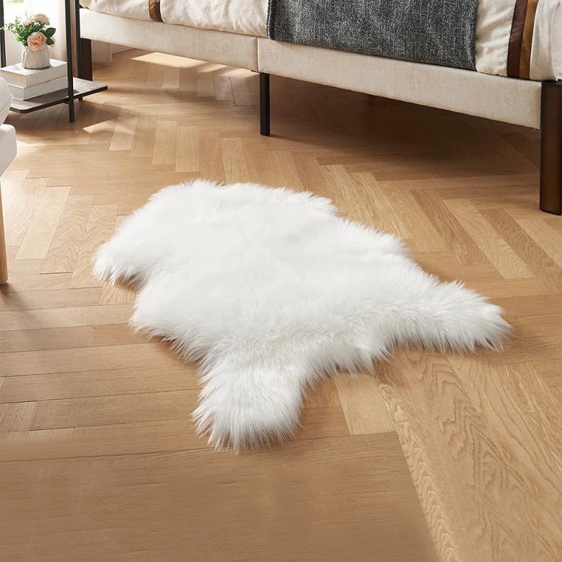 Soft Fluffy Faux Fur Shaggy Rug Area Rug Fuzzy Indoor Mat Floor Mat