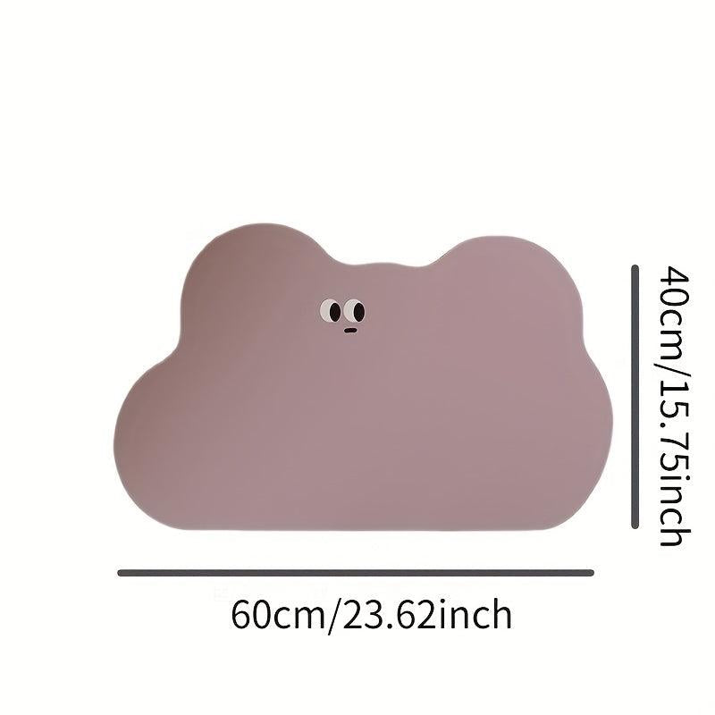 Cartoon Quick Drying Bath Rug, Non Slip Shower Carpet
