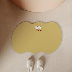 Cartoon Quick Drying Bath Rug, Non Slip Shower Carpet