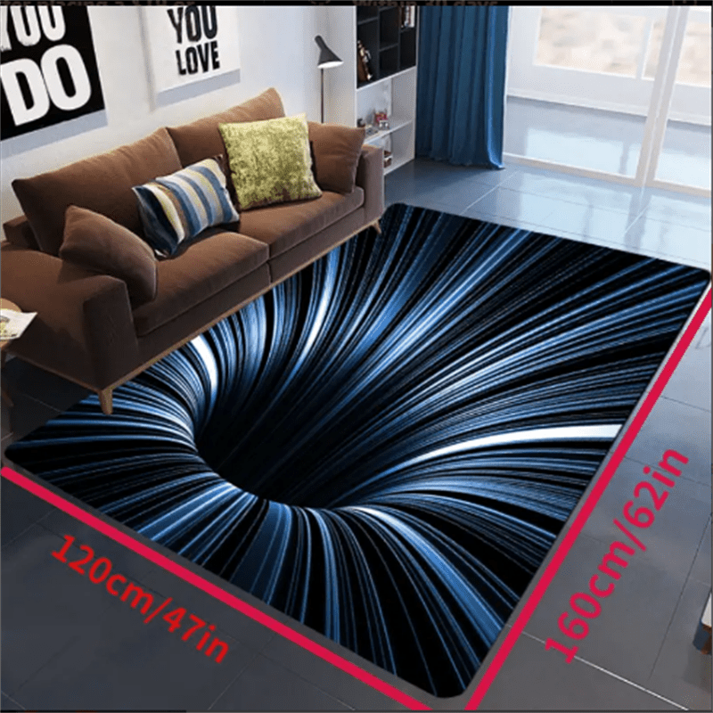 Soft Non-Slip 3D Vision Area Rug for Living Room Bedroom Nursery