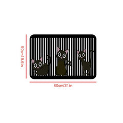 Cat Kitchen Mat Non-slip Carpet 15.7x23.6in 19.6x31in 17.7x47in