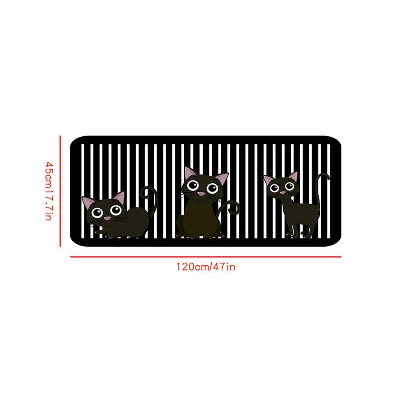 Cat Kitchen Mat Non-slip Carpet 15.7x23.6in 19.6x31in 17.7x47in