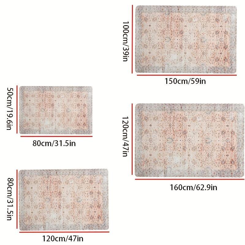 Bohemian Sponge Floor Mat Quick Dry Absorbent Kitchen Rug