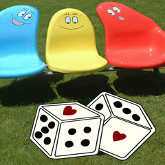 Modern Abstract Plush Mat Dice Living Room Carpet Decoration