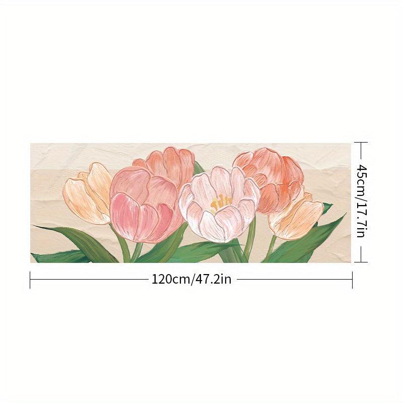 Flower Mat Kitchen Floor Mat Anti-slip Waterproof Erasable Absorbent Carpet