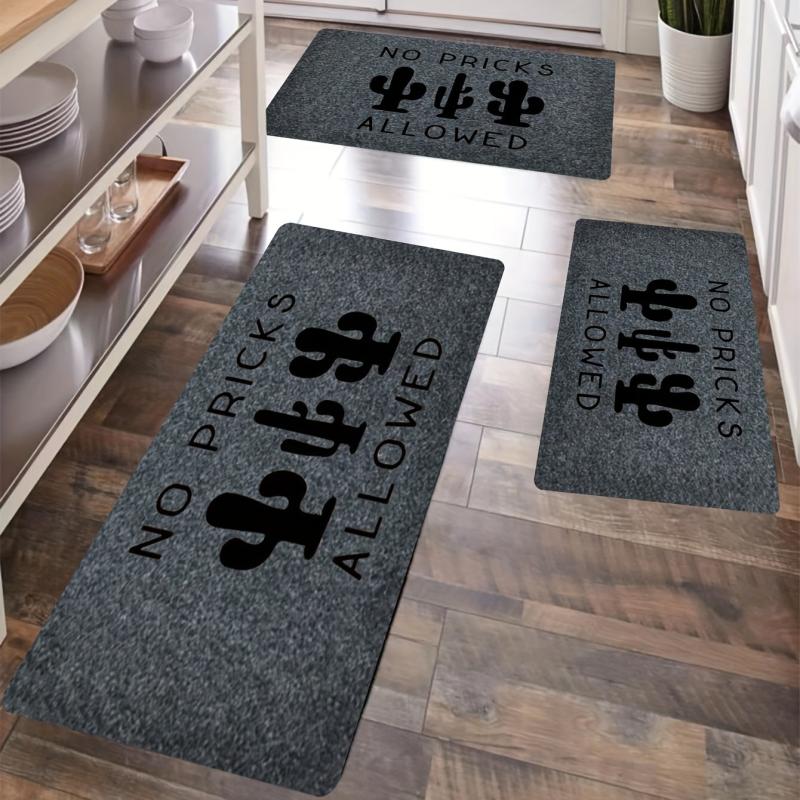 Soft Thickened Kitchen Mat Non slip Waterproof Runner Rug