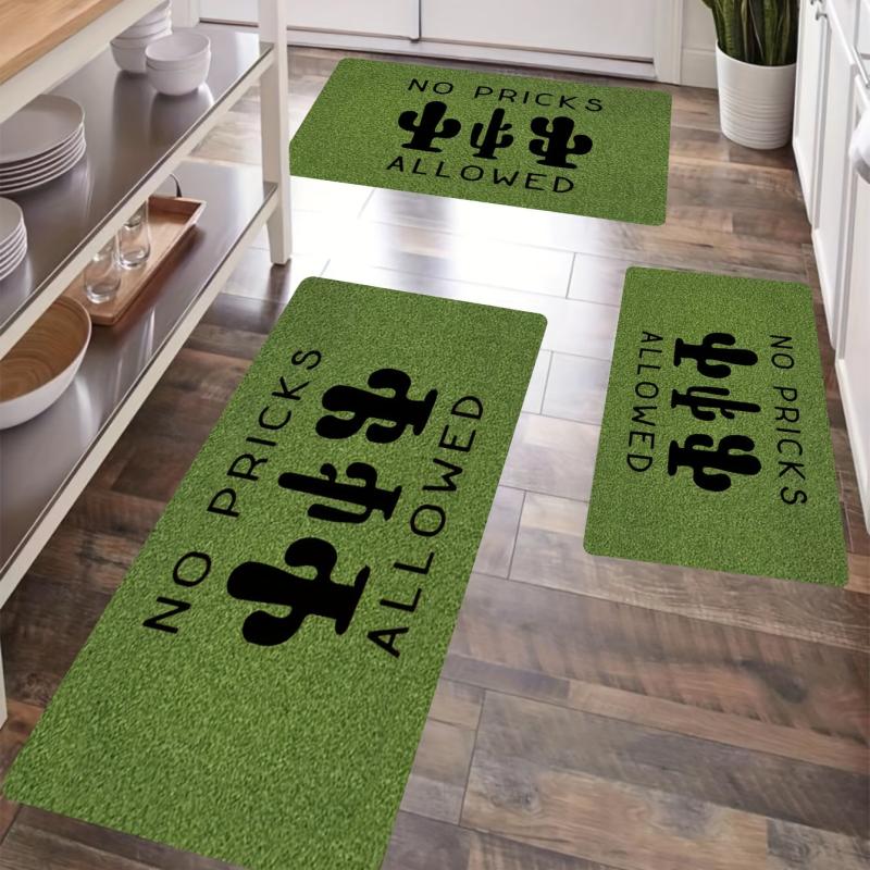 Soft Thickened Kitchen Mat Non slip Waterproof Runner Rug