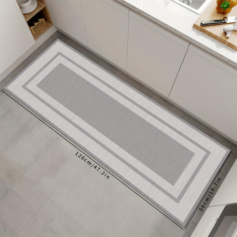 Soft Kitchen Rug Anti Fatigue Waterproof Non Slip Runner Rug Machine Washable