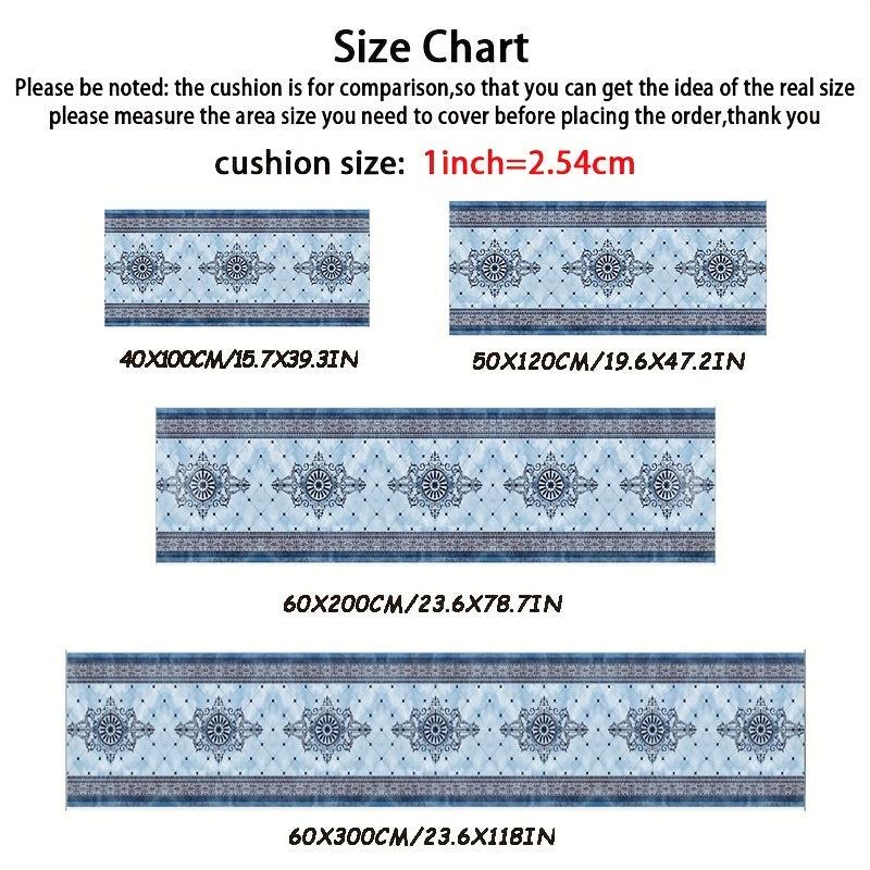 Extra Long Chinese Hallway Rug Nordic Shampoo Rug Machine Washable