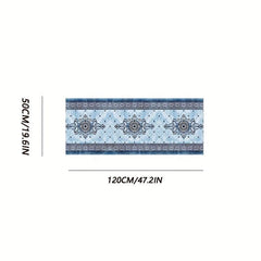 Extra Long Chinese Hallway Rug Nordic Shampoo Rug Machine Washable