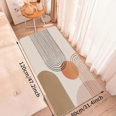 Geometric Printed Non-slip Bathroom Floor Mat